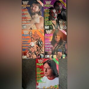 Vintage 1989 WWF Magazine Bundle – Hulk Hogan, Ultimate Warrior, Roddy Piper